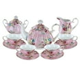 thumbnail image 1 of Shabby Rose Pink Porcelain Tea Set, 1 of 1