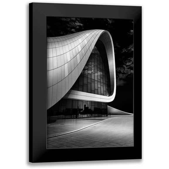 Shaboot, Hasan 11x14 Black Modern Framed Museum Art Print Titled - The Soul Of Zaha Hadid 1