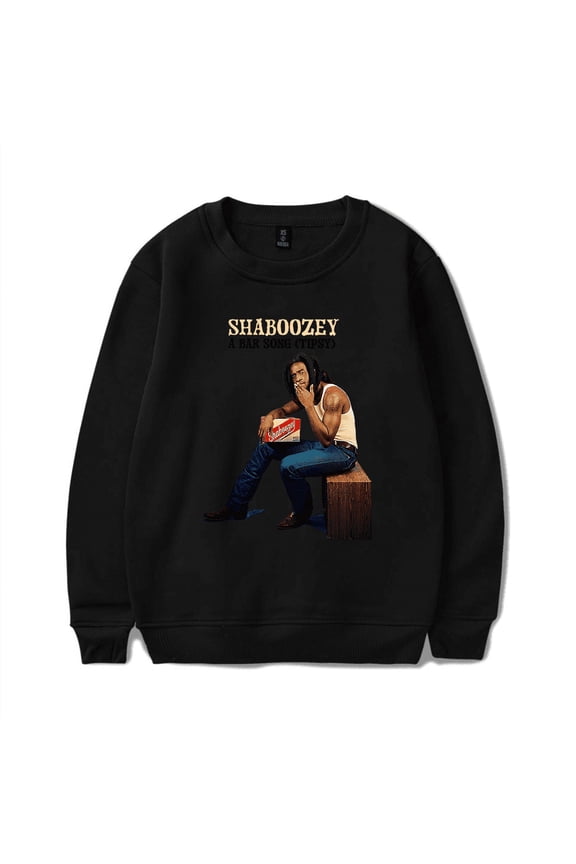 Shaboozey Merch Sweatshirt A Bar Song Tipsy Album Merch Hoodies Casual Long Sleeve Streetwear Mens Women Sweatshirts