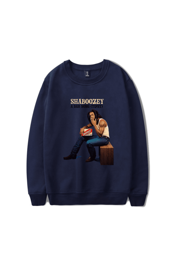 Shaboozey Merch Sweatshirt A Bar Song Tipsy Album Merch Hoodies Casual Long Sleeve Streetwear Mens Women Sweatshirts