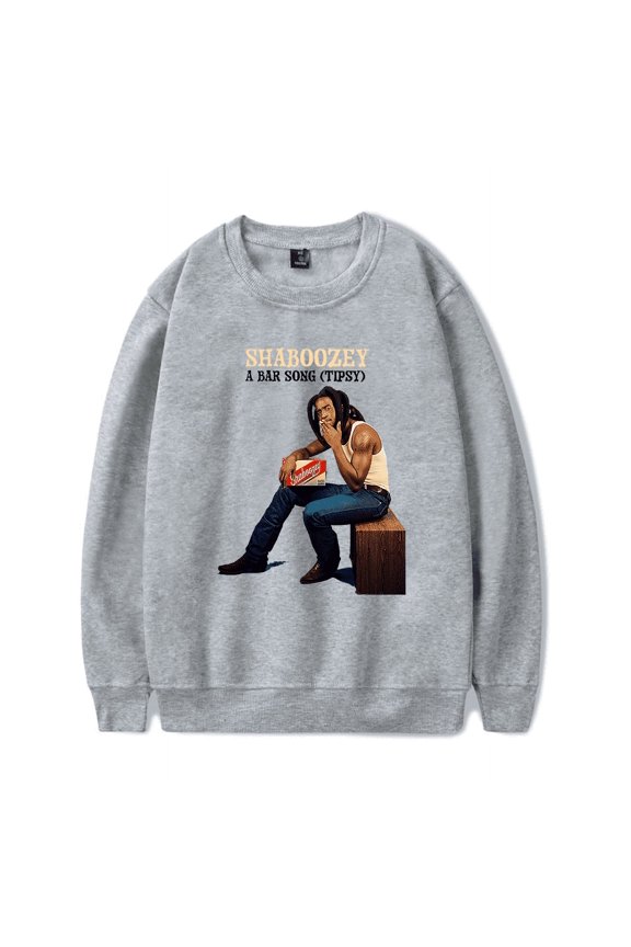 Shaboozey Merch Sweatshirt A Bar Song Tipsy Album Merch Hoodies Casual Long Sleeve Streetwear Mens Women Sweatshirts