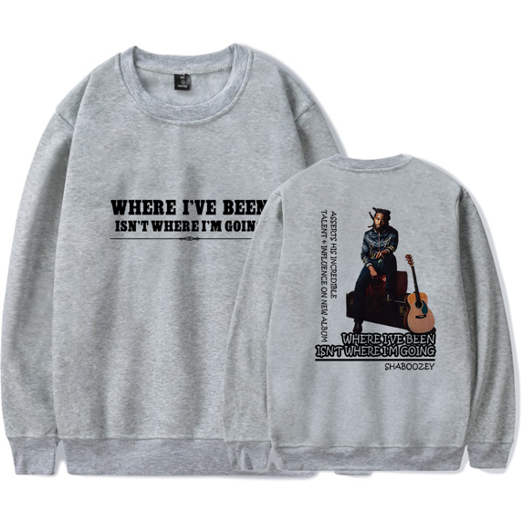Shaboozey Merch Sweatshirt Where I've Been Crewneck Men Women Long Sleeve Hoodie Streetwear Pullover