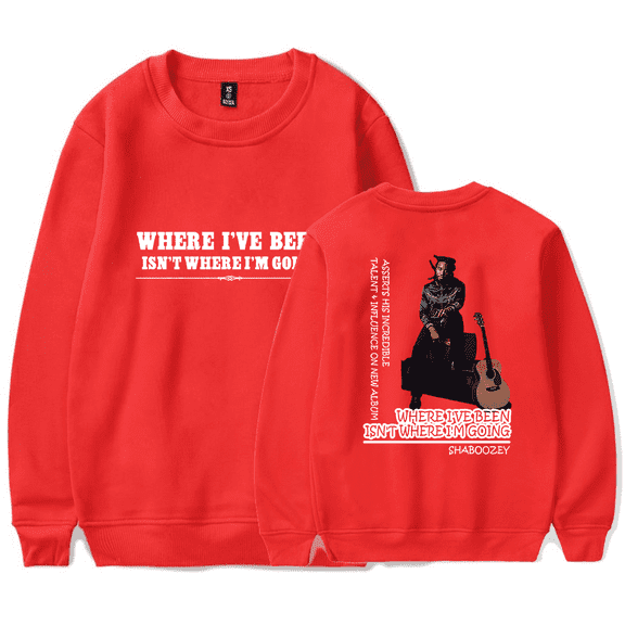 Shaboozey Merch Sweatshirt Where I've Been Crewneck Men Women Long Sleeve Hoodie Streetwear Pullover