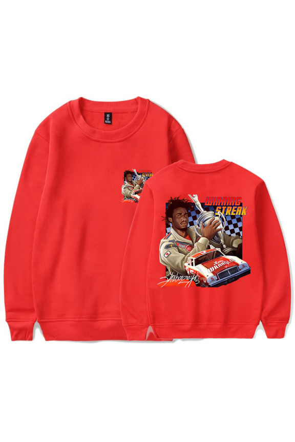 Shaboozey Merch Sweatshirt Winner Streak Hoodies Men Women Long Sleeve Crewneck Streetwear Pullover