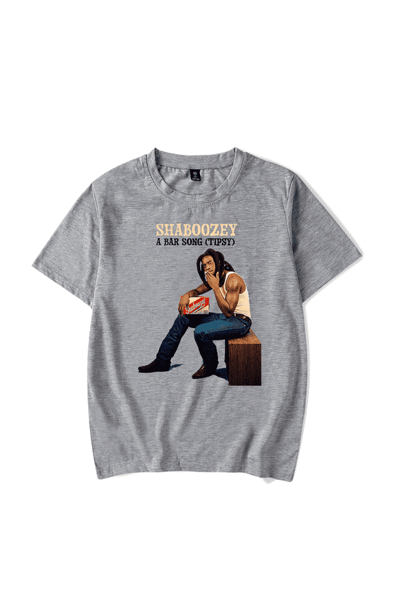 Shaboozey Merch T-Shirts Tall Boy Album Merch T Shirts Casual Short Sleeve Streetwear Mens Women Rapper Top Tees