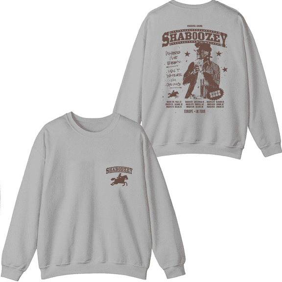 Shaboozey Merch Western Star Crewneck Sweatshirt Fashion Unisex Men Women Long Sleeve