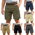 thumbnail image 1 of Shachafan Boys Cargo Shorts For Kids With Multiple Pockets Outdoor Play And Casual Summer Shorts For Boys Sweat Pants for Boys, 1 of 2