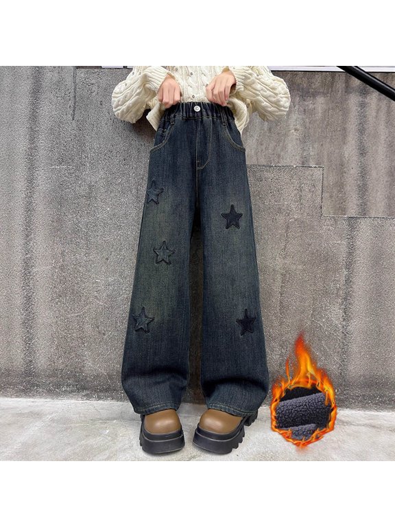 Boys Casual Pants Loose Fit Wide Leg Trousers For Kids Autumn Fashion Comfortable Wear Youth Wide Bottom Joggers For Boys J Toddler Girls