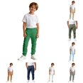 thumbnail image 1 of Shachafan Boys Casual Solid Color Trousers Comfortable Elastic Waist Soft Blend Flat Front Design For Everyday Play And School Boys 18 Months Clothes Fall, 1 of 6