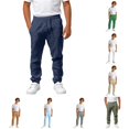 thumbnail image 1 of Shachafan Boys Casual Solid Color Trousers Comfortable Elastic Waist Soft Blend Flat Front Design For Everyday Play And School Boys 18 Months Clothes Fall, 1 of 5