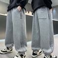 thumbnail image 1 of Shachafan Boys Jogger Pants With Elastic Stylish Athletic Sweatpants For Kids Comfortable Casual Trousers Threads Pants, 1 of 8