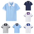 thumbnail image 1 of Shachafan Boys Short Sleeve T Shirt Solid Color Casual Top For Kids Youth School Comfortable Tee Boys Size 6 Thermal Shirts, 1 of 4