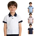 thumbnail image 1 of Shachafan Boys Summer Short Sleeve Shirt Casual Comfortable Daily Wear Top With Breathable For Kids under Shirts for Boys Long Sleeve, 1 of 9