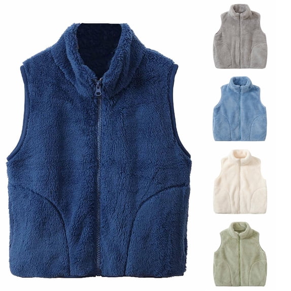 Shachafan Children's Vests For Autumn And Winter Thickened And Padded Warm 3 To 18 Winter Coats for Girls