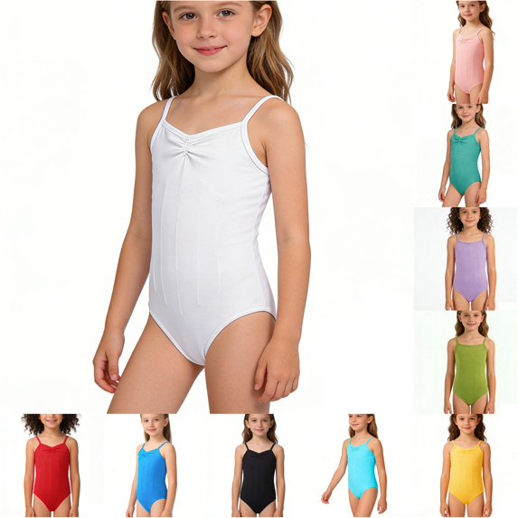 Shachafan Girls Backless Tank Leotard For Ballet Dance Performance Gymnastics Practice And形体 Exam Stretchable Comfort Fit Girls Jumpsuits Dressy