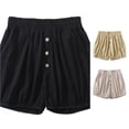 thumbnail image 1 of Shachafan Girls And Boys Elastic Waist Puff Shorts Summer Toddler Kids Soft Breathable Casual Playful Ruffle Loose Fit Knicker Undershorts Pant Fall Baby Girl Outfits, 1 of 3