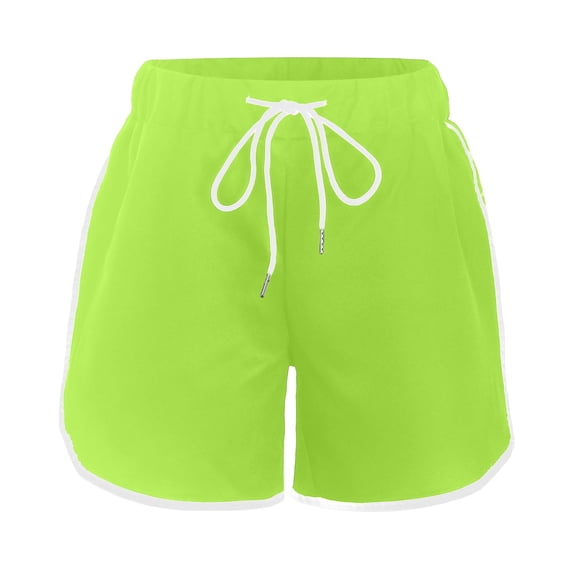 Shachafan Girls Breathable Four Way Stretch Athletic Shorts For Running Gym Training Playground Sportswear Jean Shorts Juniors Girls