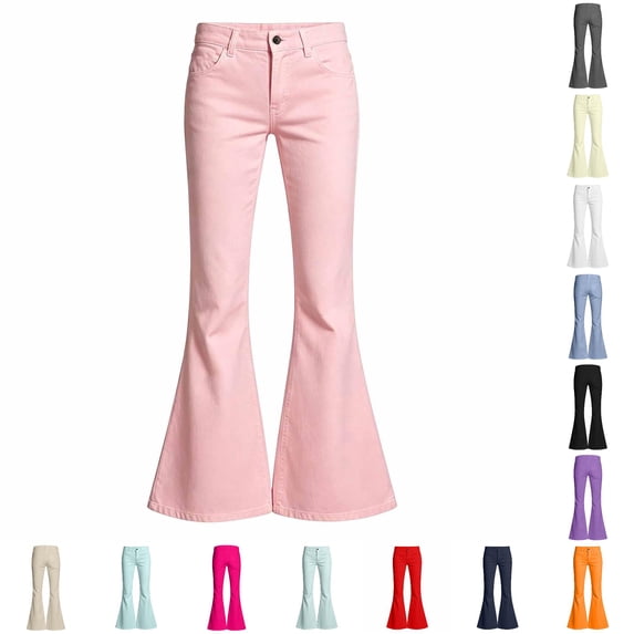Shachafan Girls Casual Pure Color Pants For Kids Easy Comfort Everyday Wear With Relaxed Fit For Girls Pants Girl