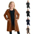 thumbnail image 1 of Shachafan Girls Long Sleeve Zip Up Hooded Sweatshirt Outerwear Cozy Lined Jacket For Autumn Winter Power High Voltage Hoodie, 1 of 5