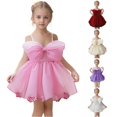 thumbnail image 1 of Shachafan Girls Party Dress Elegant Embroidered Tutu Gown For Birthday Performance Flower Girl Formal Attire Youth Dress Shirt, 1 of 9