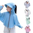 thumbnail image 1 of Shachafan Girls Sun Shirt Summer Lightweight Breathable Blocking Loose Jacket For Outdoor Play Sports Shirts for Girls, 1 of 4