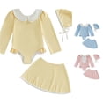 thumbnail image 1 of Shachafan Girls Swimsuit UPF 50 Sun Bathing For Toddler Baby Summer Beach Pool Party Suit Toddler Girl, 1 of 9
