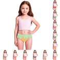 thumbnail image 1 of Shachafan Girls Swimwear Ice Print Swimsuit Kids Two Piece Bathing Sun Swim Trunks Rash Guard Beach Guards Toddlers, 1 of 3