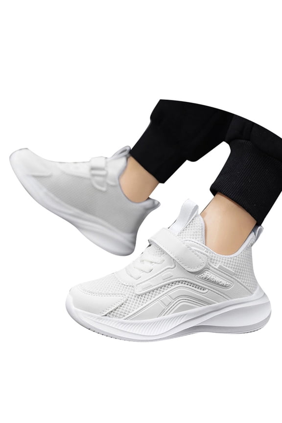 Kids Breathable Mesh On Sneakers Lightweight Boys Sports Shoes For Indoor Outdoor Training Tennis Running Play Sketches Energy Lights for Boys Children's Shoes Kids Running