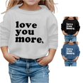 thumbnail image 1 of Shachafan Kids Casual Fashion Printed Crew Neck Long Sleeve Sweatshirt Top (3Y 14Y) Lined Sweatshirts for Girls, 1 of 4