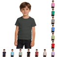 thumbnail image 1 of Shachafan Soft Kids Tee Breathable Basic Short Sleeve Shirt For Girls And Boys Comfortable Casual Round Neck Top For Children Baby T Shirt, 1 of 6
