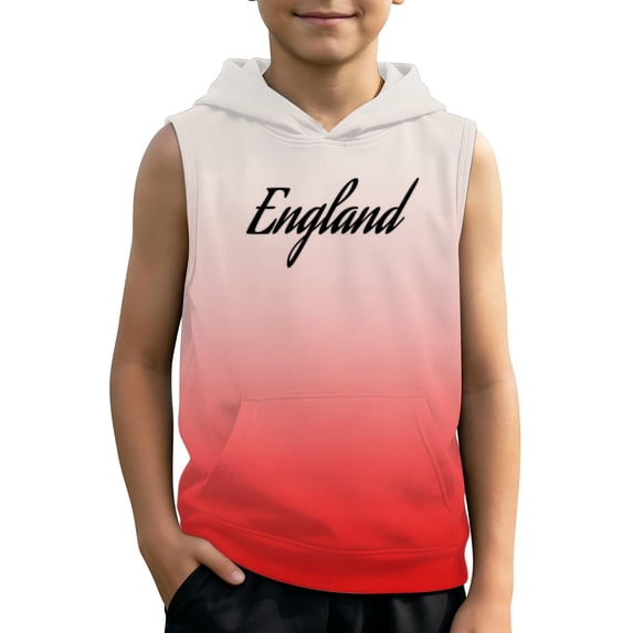 Shachafan Summer Sleeveless Hooded Vest For Boys Girls Kids Lightweight Outdoor Top Breathable Casual Playwear Kids Thermal Shirts Long Sleeve