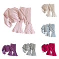 thumbnail image 1 of Shachafan Toddler Fall Outfits For Girl Boy Long Sleeve Top And Long Sweatpants 2PCS Hoodies And Pants, 1 of 9