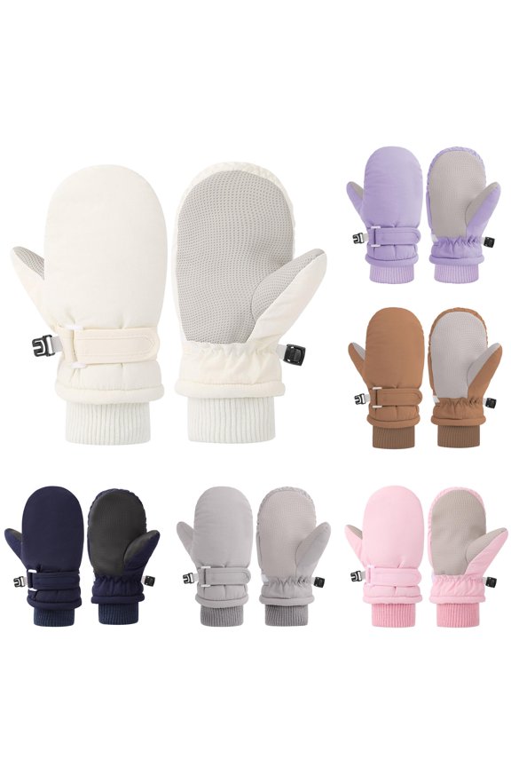Toddler Mittens Skiing Toddler SnowGloves Kids Baby Winter Mittens For Girls Boys Head Kids Medium