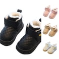 thumbnail image 1 of Shachafan Winter Girls Boots Water Thermal Insulated Short Ankle Booties For Toddler Kids Outdoor Play Boots Toddler 5, 1 of 9