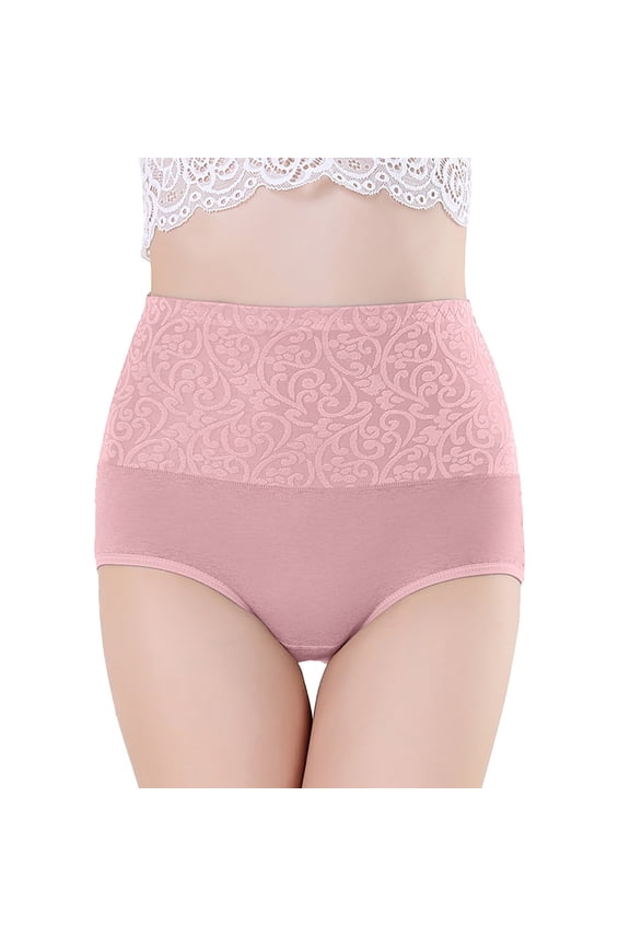 Women's Solid Color Underwear High Waisted Underwear Seamless Bikini Underwear Women Small