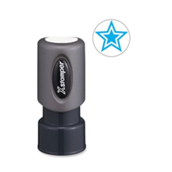 Shachihata Inc Specialty Stamp - Light Blue - 0.63 in.