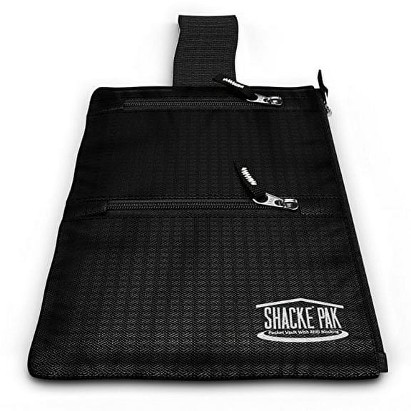 Shacke Hidden Travel Belt Wallet w/ RFID Blocker (Black Pocket Vault)