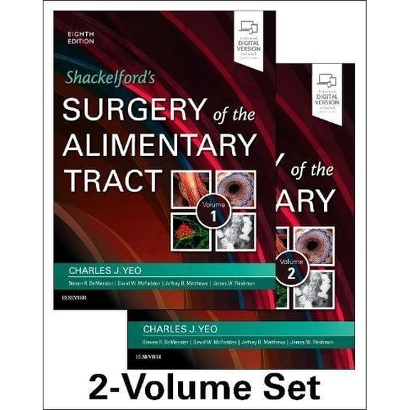 Pre-Owned Shackelford's Surgery of the Alimentary Tract, 2 Volume Set: Expert Consult - Online and Print [Product Bundle] Yeo MD FACS, Charles J.