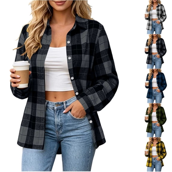 Shacket Women Zaewscy Women's Fashionable Comfortable And Casual Loose Long Sleeved T-shirt Cardigan Thin Lapel Jacket Top Dark Gray XXL