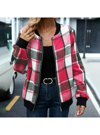 Buffalo Plaid Jacket Womens