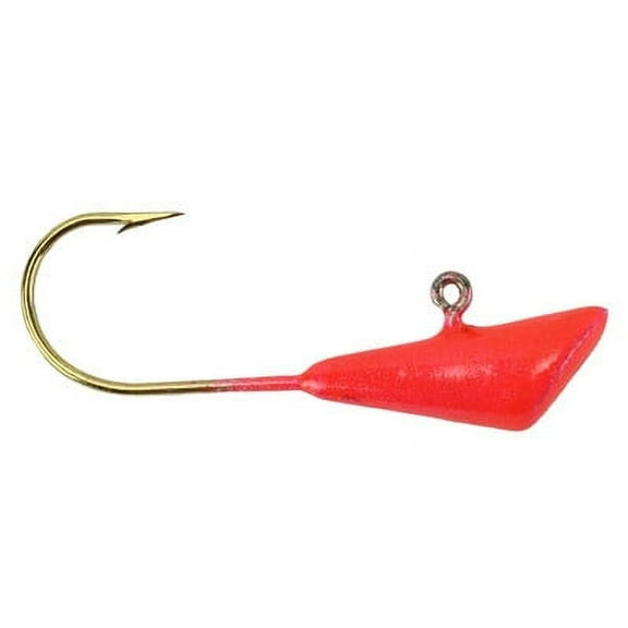 Shad Dart Jig Head 1/16 Red, 3 Pack