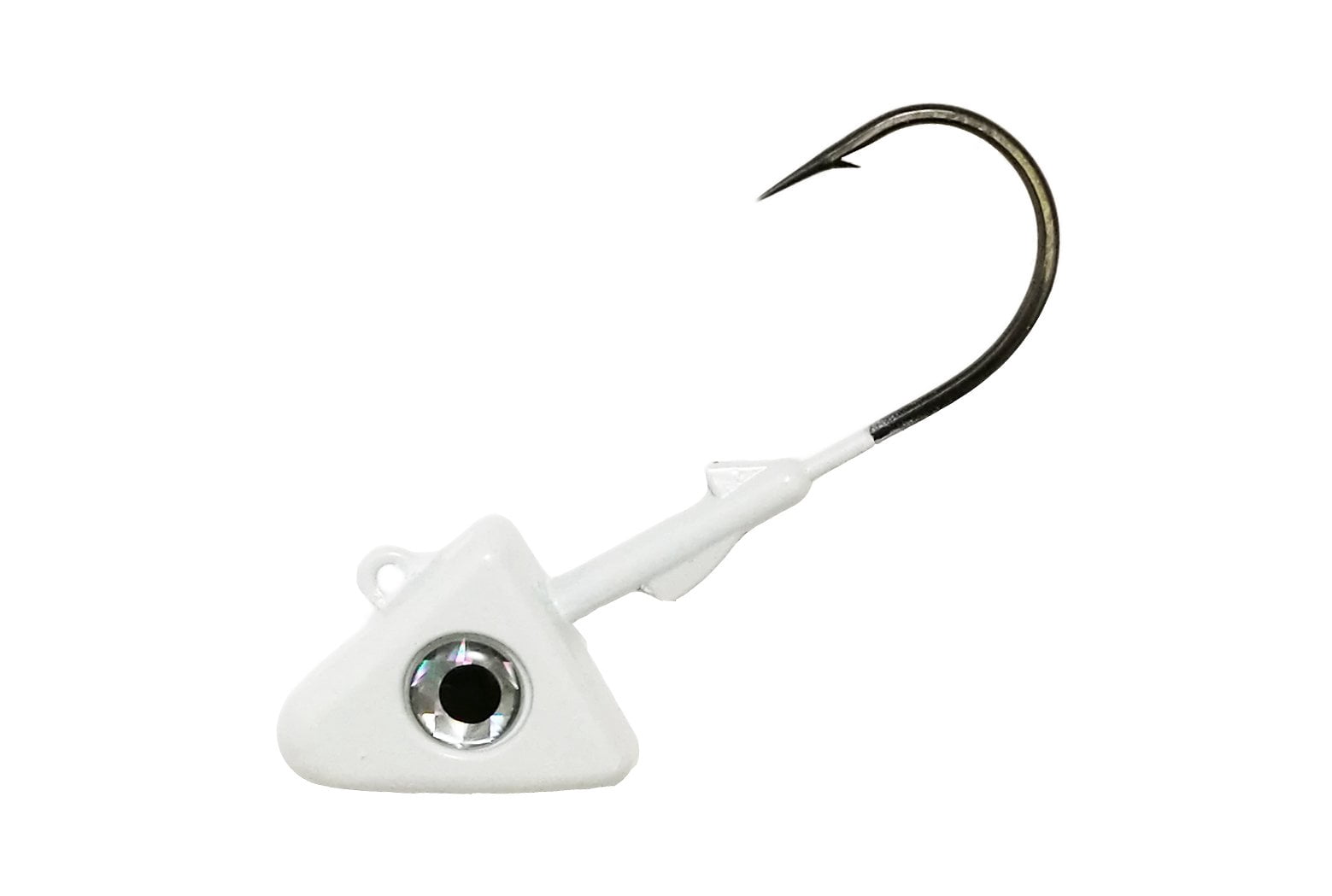 Shad Jighead 8oz Mustad Hook 32786 10/0 - White - 3 pks