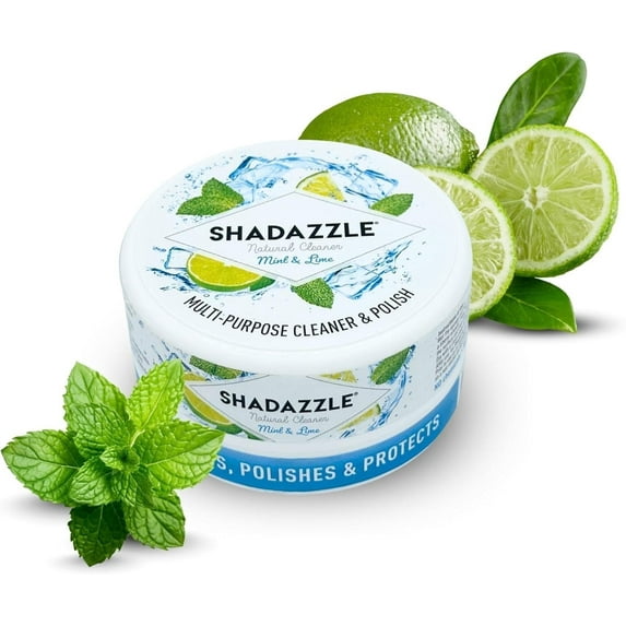 Shadazzle - Natural All Purpose Multi Surface Cleaner Polish Kitchen Car Jewelry - Mint & Lime0.48 oz
