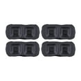 thumbnail image 1 of Shade 8.75" x 4" Rectangular Black Porcelain Sectional Plate (Set of 4), 1 of 2