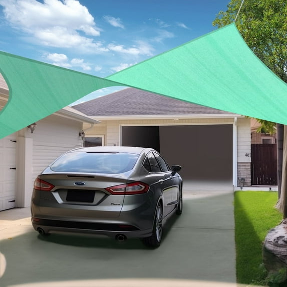 Shade&Beyond 16'X20' Rectangular Sun Shade Sail Canopy Tent - Durable Shade Cloth for Patio, Carport & Backyard UV Protection,Turquoise