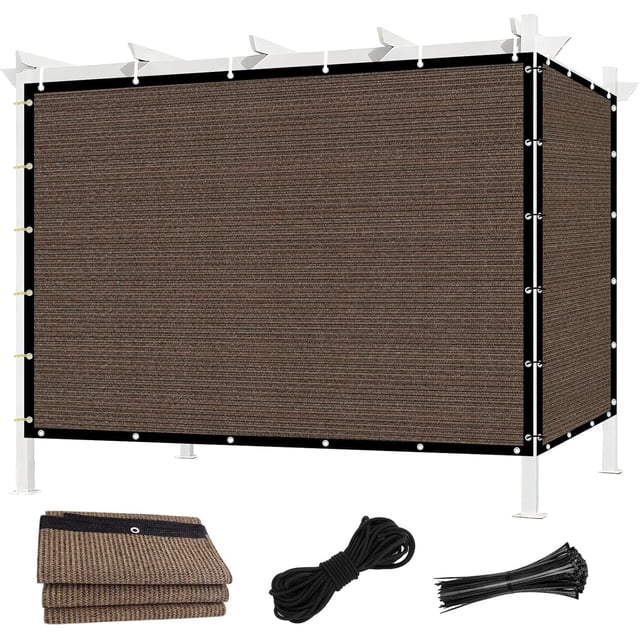 Shade&Beyond 90% Sun Shade Cloth 6'x12'Outdoor Pergola Shade Cover ...