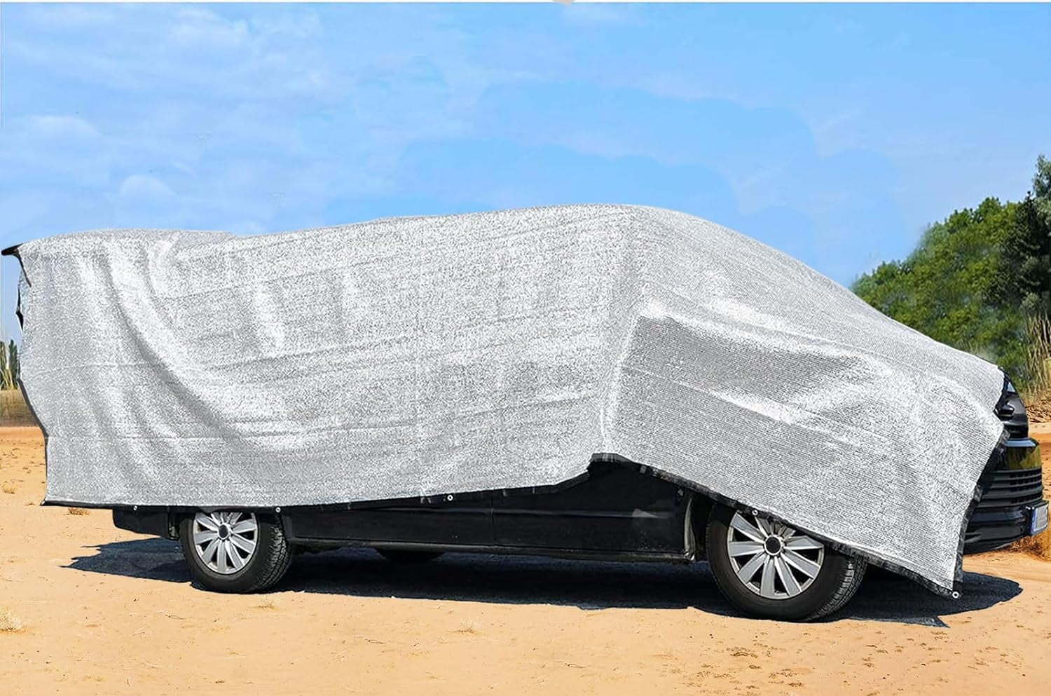 Shade Cloth 10 x 20', silver Reflective 80 Shade Cloth for