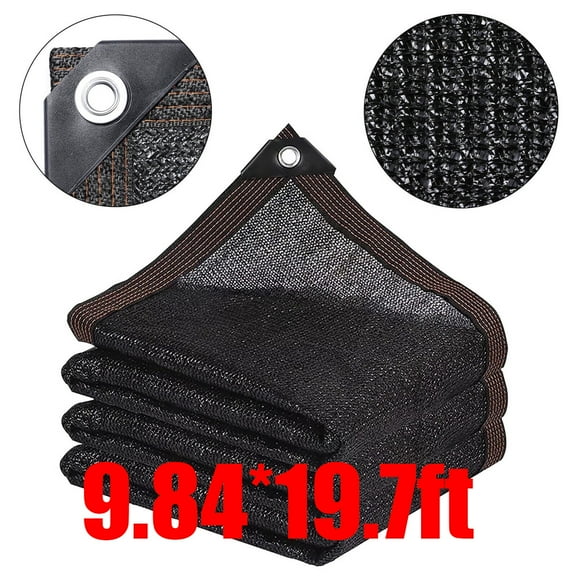 Shade Cloth, 9.84X19.7FT Sun Shade Net with Grommets, 80% Shade Sail Canopy for Garden,Greenhouse,Plants and Patio Sunshade