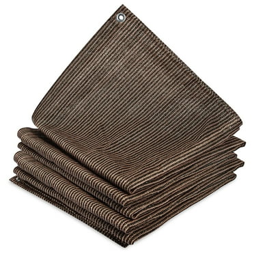 Shade Cloth 90% Sunblock Shade Cloth Net Mocha Resistant,20X20 Ft