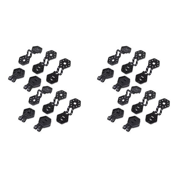Shade Cloth Clips, 2Pcs Heavy Duty Plastic Lock Grip Windproof Awning Clamp, Reusable Fastener Clip for Sun Shade Net Tarp Greenhouse Mesh Garden Canopy Agricultural Fabric Accessories